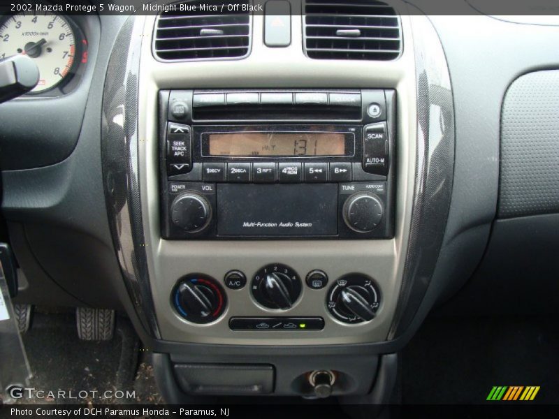 Midnight Blue Mica / Off Black 2002 Mazda Protege 5 Wagon
