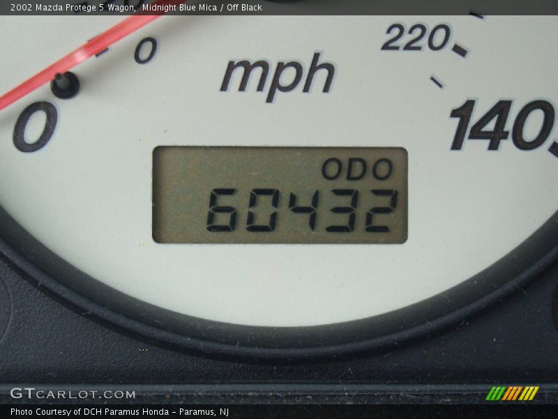 Midnight Blue Mica / Off Black 2002 Mazda Protege 5 Wagon