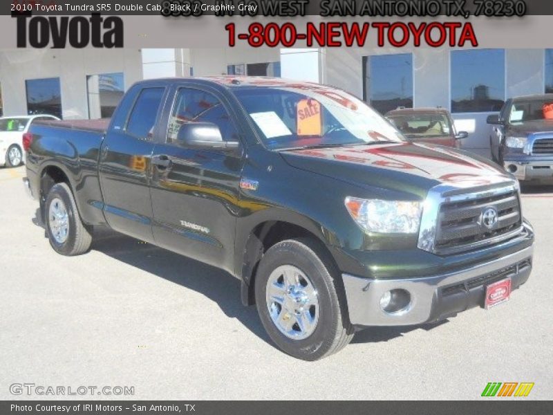 Black / Graphite Gray 2010 Toyota Tundra SR5 Double Cab