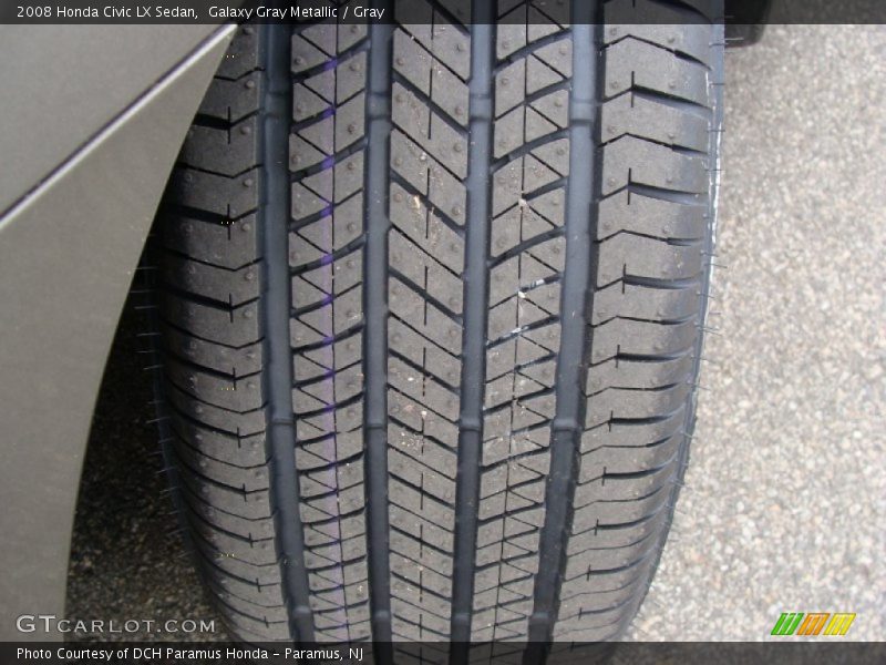 Galaxy Gray Metallic / Gray 2008 Honda Civic LX Sedan