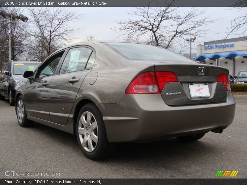 Galaxy Gray Metallic / Gray 2008 Honda Civic LX Sedan