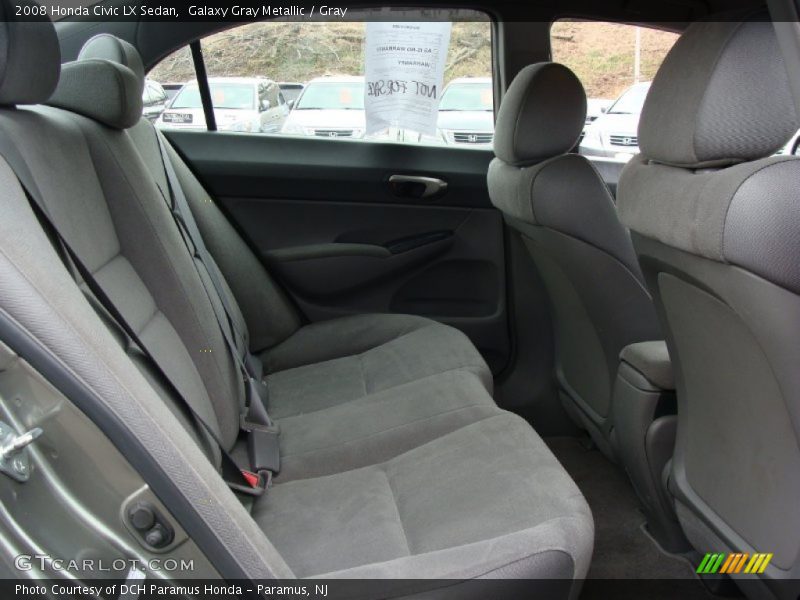 Galaxy Gray Metallic / Gray 2008 Honda Civic LX Sedan