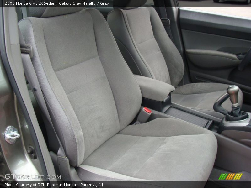 Galaxy Gray Metallic / Gray 2008 Honda Civic LX Sedan