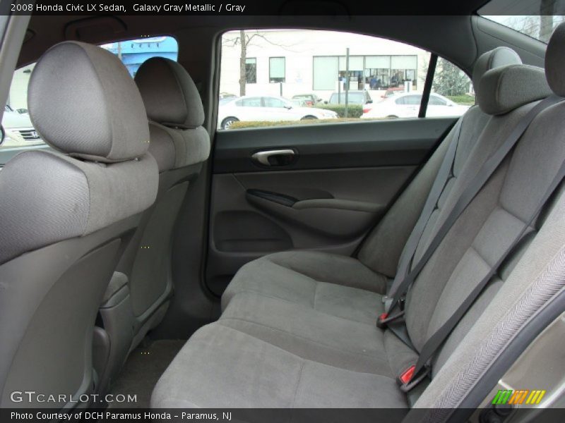 Galaxy Gray Metallic / Gray 2008 Honda Civic LX Sedan