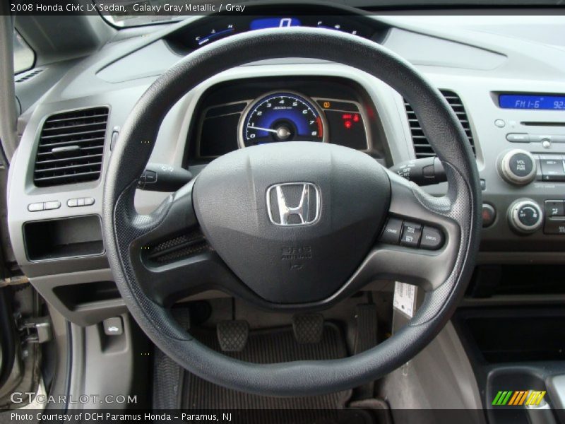 Galaxy Gray Metallic / Gray 2008 Honda Civic LX Sedan
