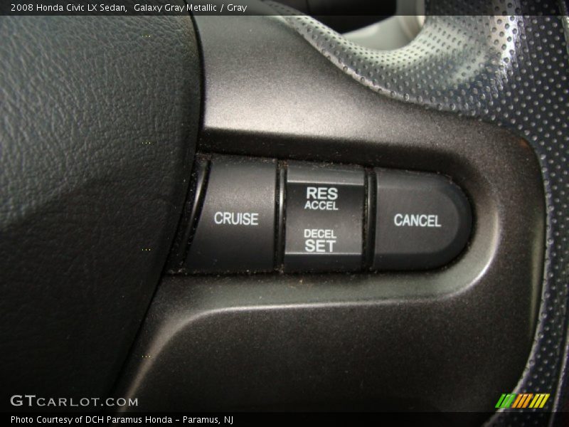 Galaxy Gray Metallic / Gray 2008 Honda Civic LX Sedan