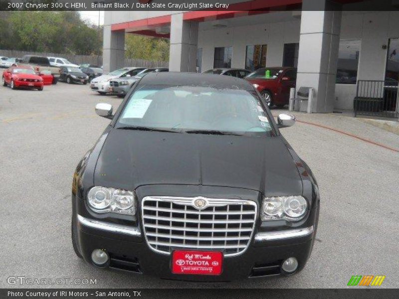 Brilliant Black / Dark Slate Gray/Light Slate Gray 2007 Chrysler 300 C HEMI