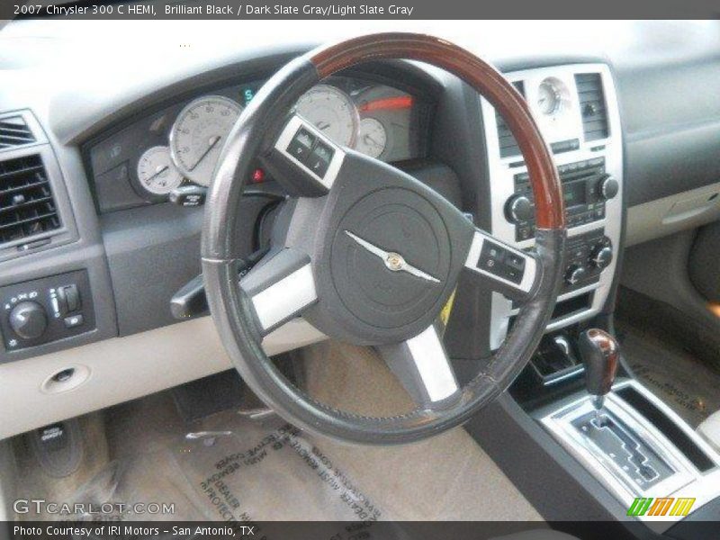 Brilliant Black / Dark Slate Gray/Light Slate Gray 2007 Chrysler 300 C HEMI