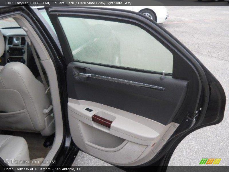 Brilliant Black / Dark Slate Gray/Light Slate Gray 2007 Chrysler 300 C HEMI