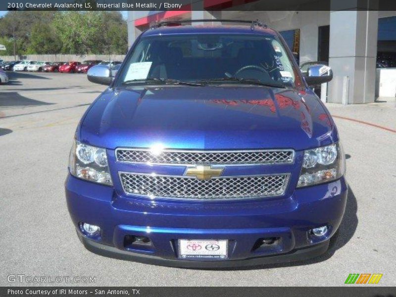 Imperial Blue Metallic / Ebony 2010 Chevrolet Avalanche LS