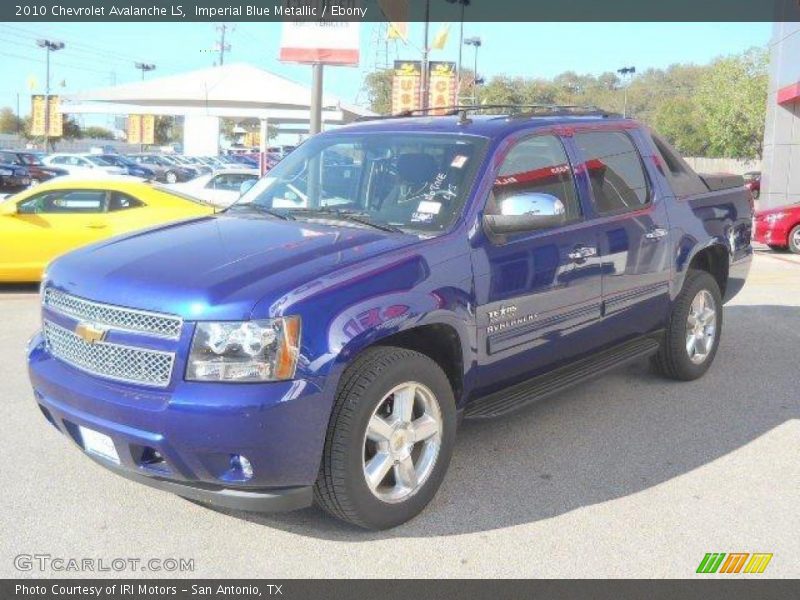 Imperial Blue Metallic / Ebony 2010 Chevrolet Avalanche LS