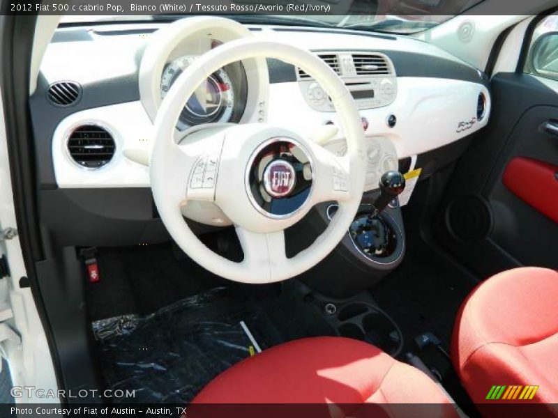 Dashboard of 2012 500 c cabrio Pop