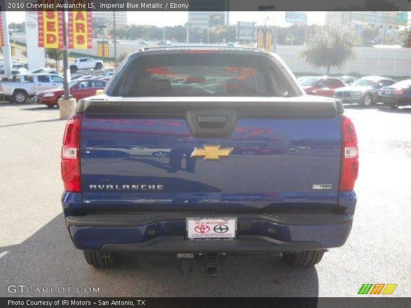 Imperial Blue Metallic / Ebony 2010 Chevrolet Avalanche LS