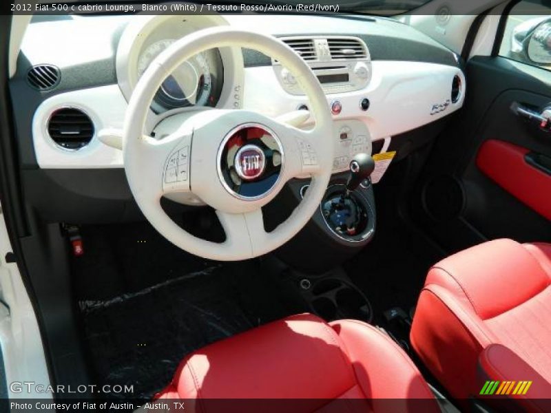 Dashboard of 2012 500 c cabrio Lounge