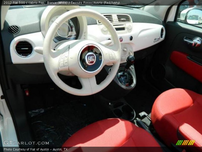 Dashboard of 2012 500 c cabrio Pop