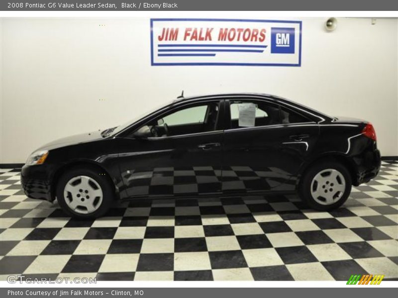 Black / Ebony Black 2008 Pontiac G6 Value Leader Sedan