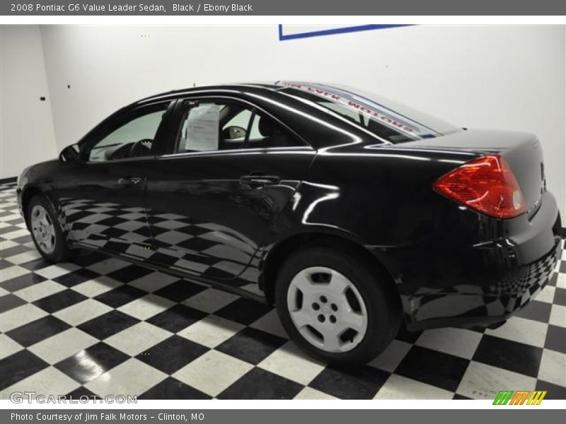 Black / Ebony Black 2008 Pontiac G6 Value Leader Sedan