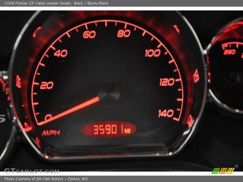 Black / Ebony Black 2008 Pontiac G6 Value Leader Sedan