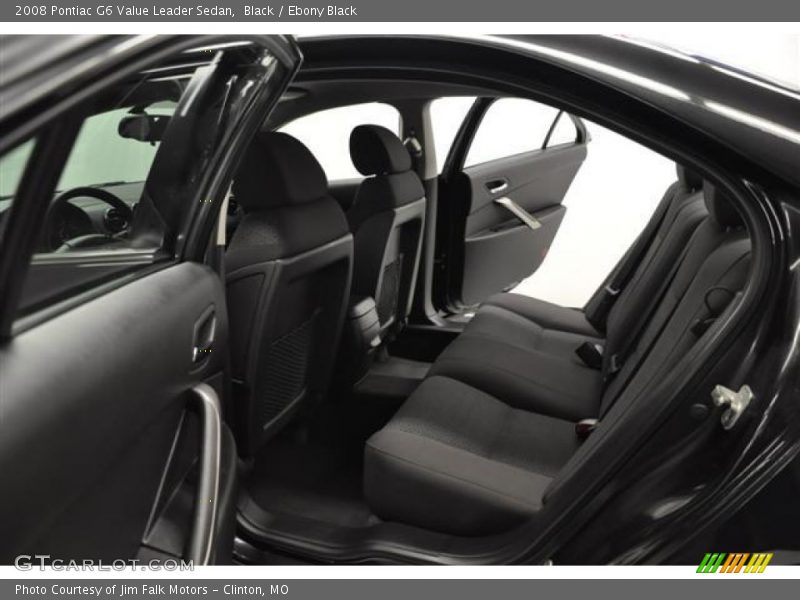 Black / Ebony Black 2008 Pontiac G6 Value Leader Sedan