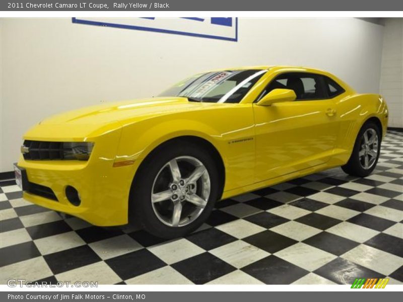 Rally Yellow / Black 2011 Chevrolet Camaro LT Coupe