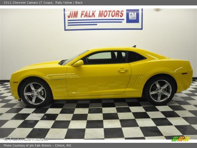 Rally Yellow / Black 2011 Chevrolet Camaro LT Coupe