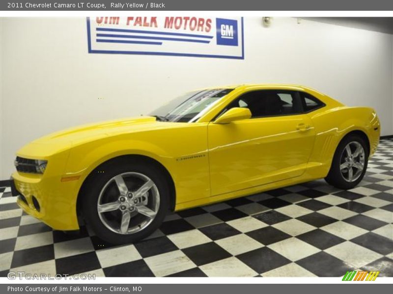 Rally Yellow / Black 2011 Chevrolet Camaro LT Coupe