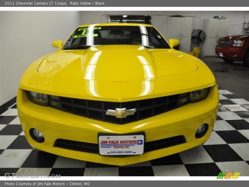 Rally Yellow / Black 2011 Chevrolet Camaro LT Coupe