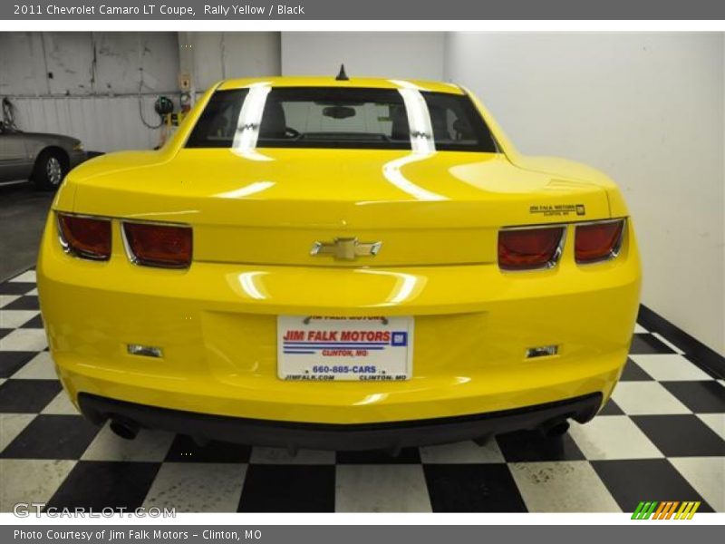 Rally Yellow / Black 2011 Chevrolet Camaro LT Coupe