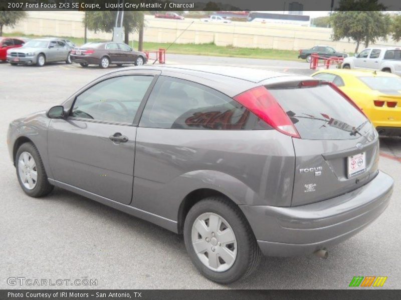 Liquid Grey Metallic / Charcoal 2007 Ford Focus ZX3 SE Coupe