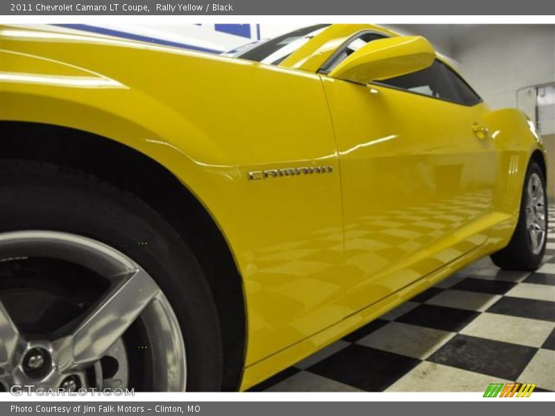 Rally Yellow / Black 2011 Chevrolet Camaro LT Coupe