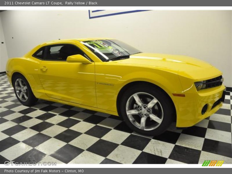 Rally Yellow / Black 2011 Chevrolet Camaro LT Coupe