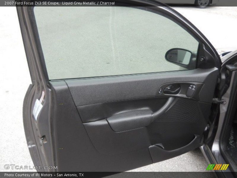 Liquid Grey Metallic / Charcoal 2007 Ford Focus ZX3 SE Coupe