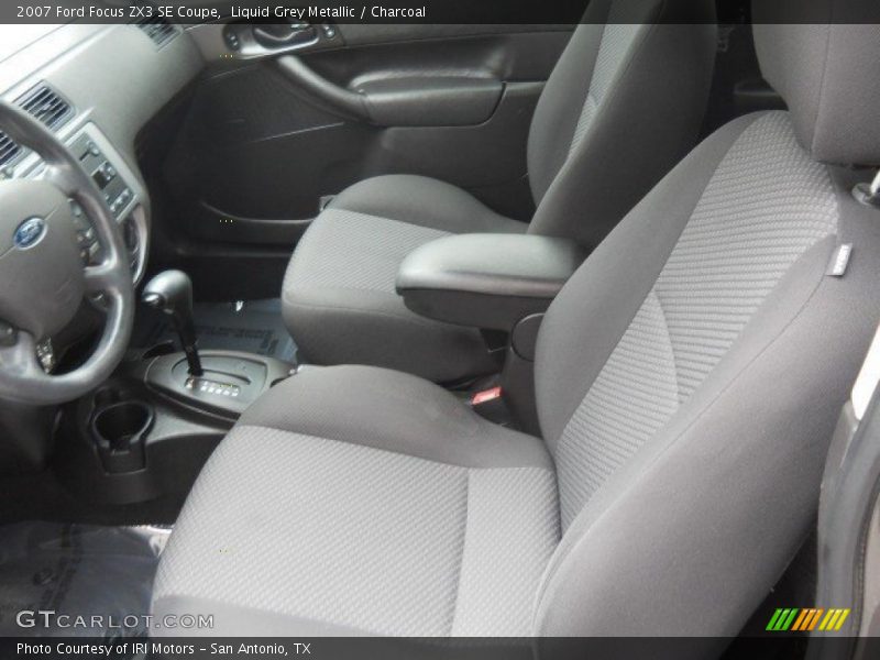 Liquid Grey Metallic / Charcoal 2007 Ford Focus ZX3 SE Coupe