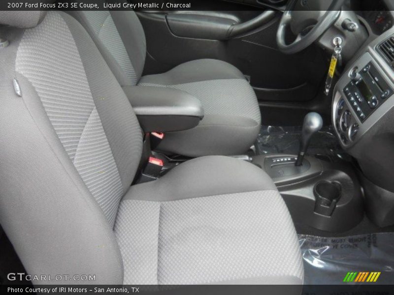 Liquid Grey Metallic / Charcoal 2007 Ford Focus ZX3 SE Coupe