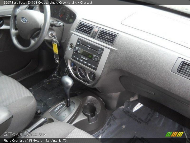 Liquid Grey Metallic / Charcoal 2007 Ford Focus ZX3 SE Coupe