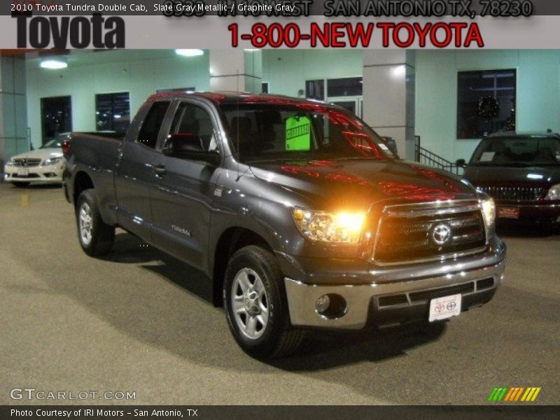 Slate Gray Metallic / Graphite Gray 2010 Toyota Tundra Double Cab