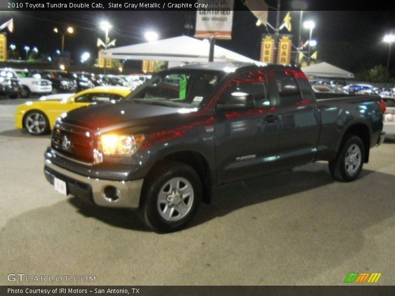 Slate Gray Metallic / Graphite Gray 2010 Toyota Tundra Double Cab