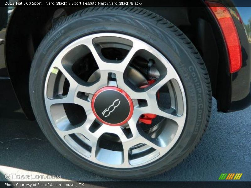 Nero (Black) / Sport Tessuto Nero/Nero (Black/Black) 2012 Fiat 500 Sport