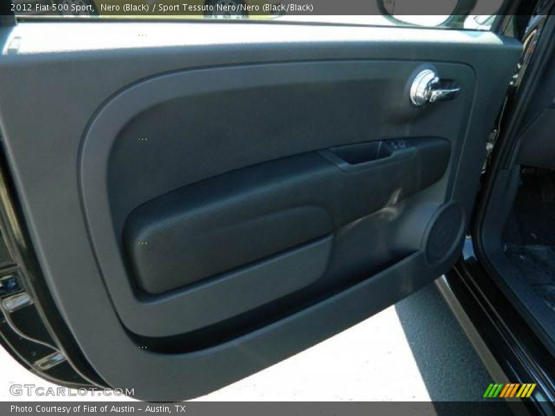 Nero (Black) / Sport Tessuto Nero/Nero (Black/Black) 2012 Fiat 500 Sport