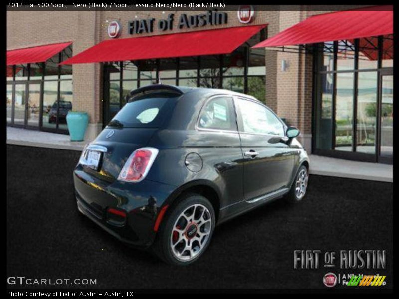 Nero (Black) / Sport Tessuto Nero/Nero (Black/Black) 2012 Fiat 500 Sport