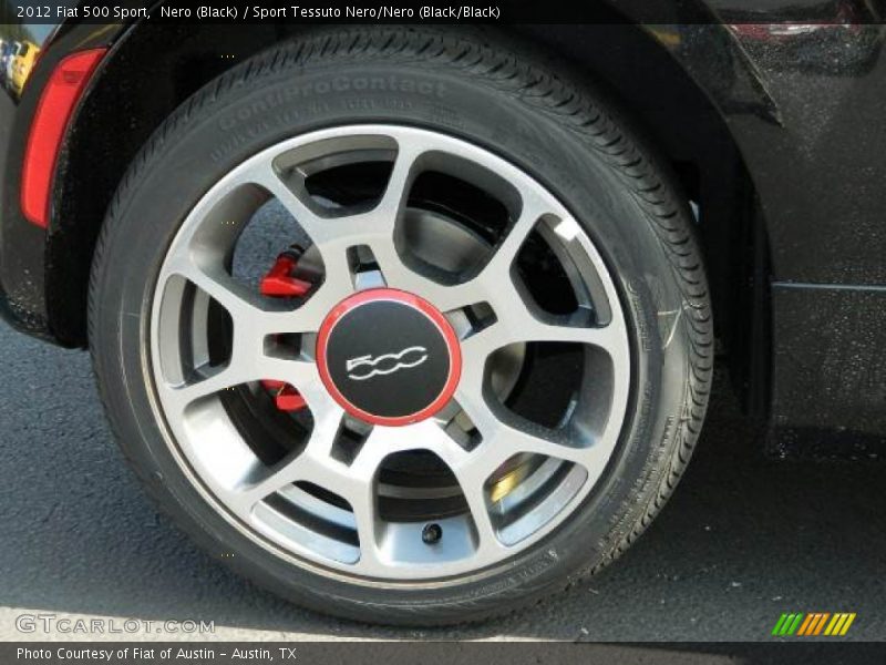 Nero (Black) / Sport Tessuto Nero/Nero (Black/Black) 2012 Fiat 500 Sport