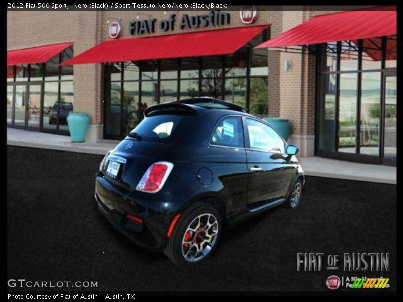 Nero (Black) / Sport Tessuto Nero/Nero (Black/Black) 2012 Fiat 500 Sport