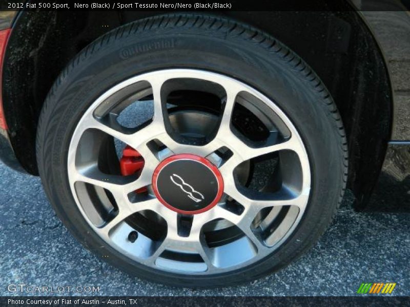 Nero (Black) / Sport Tessuto Nero/Nero (Black/Black) 2012 Fiat 500 Sport