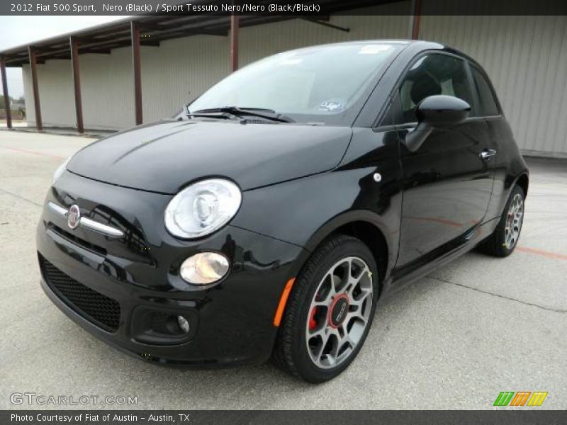 Nero (Black) / Sport Tessuto Nero/Nero (Black/Black) 2012 Fiat 500 Sport