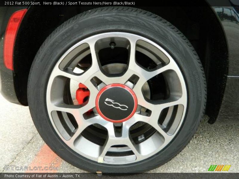 Nero (Black) / Sport Tessuto Nero/Nero (Black/Black) 2012 Fiat 500 Sport