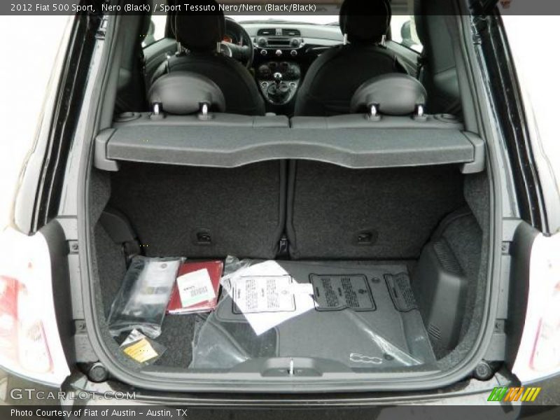 Nero (Black) / Sport Tessuto Nero/Nero (Black/Black) 2012 Fiat 500 Sport