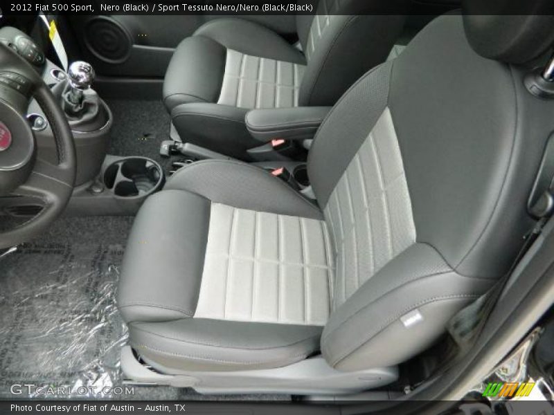 Nero (Black) / Sport Tessuto Nero/Nero (Black/Black) 2012 Fiat 500 Sport