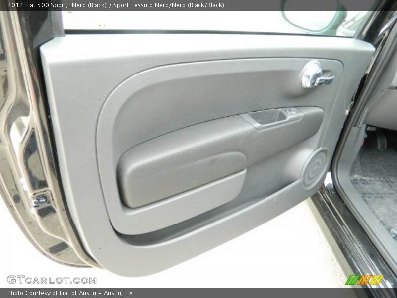 Nero (Black) / Sport Tessuto Nero/Nero (Black/Black) 2012 Fiat 500 Sport