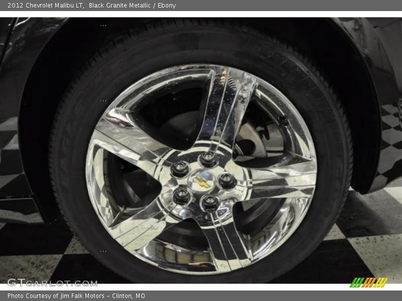 Black Granite Metallic / Ebony 2012 Chevrolet Malibu LT