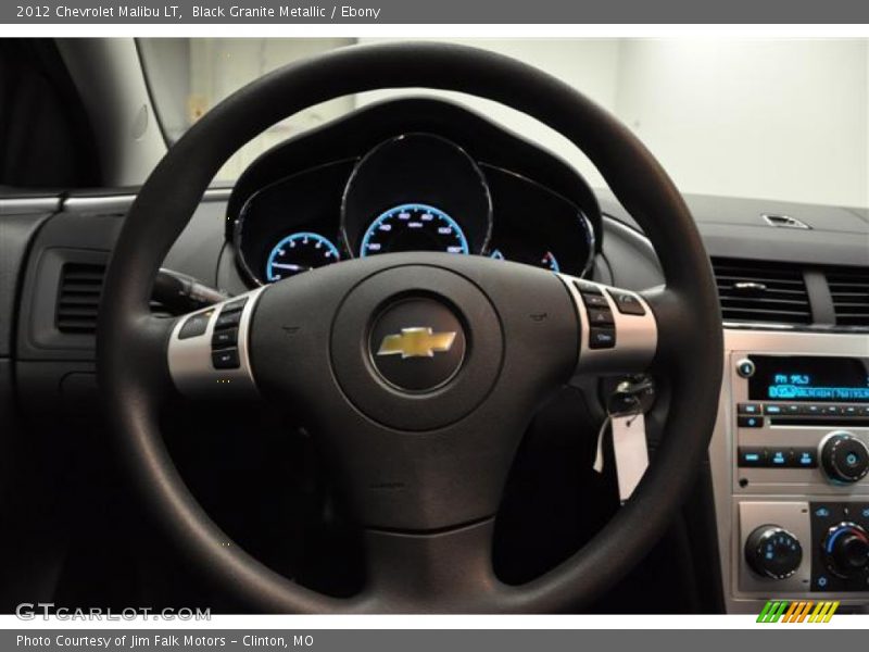 Black Granite Metallic / Ebony 2012 Chevrolet Malibu LT